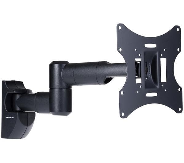 PROPERAV Swing Arm Full Motion 23-46\" TV Bracket - Black - Image 1