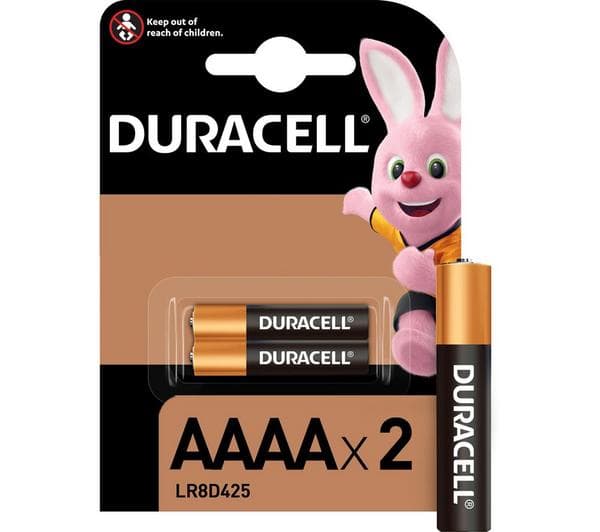 DURACELL Ultra AAAA Batteries - Pack of 2 - Image 1