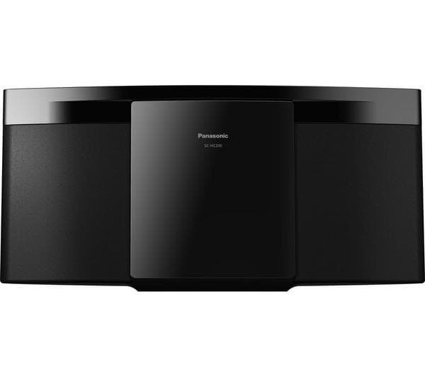 PANASONIC SC-HC200EB-K Bluetooth Flat Panel Hi-Fi System - Black - Image 1