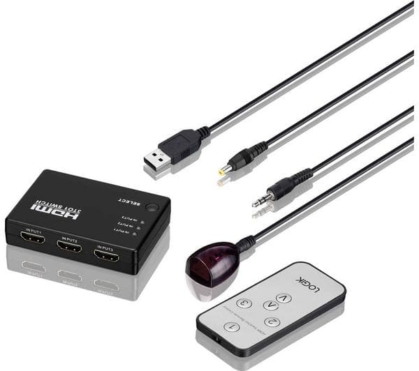 LOGIK LHDSW19 3-Port HDMI Switch - Image 1