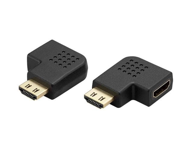 SANDSTROM SHDMAD119 HDMI to HDMI L-Shaped Adapter Set - Image 1