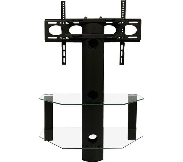 ALPHASON Century 800 mm TV Stand with Bracket for up to 55\" TV- Black - Image 1