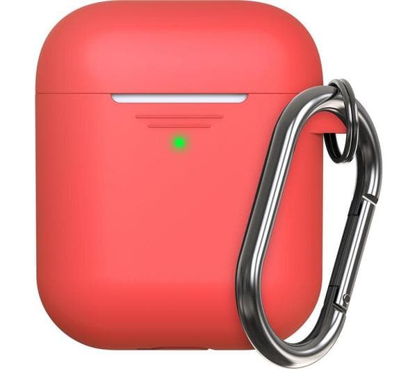 KEYBUDZ Elevate AirPods Protective Keychain Case - Red - Image 1