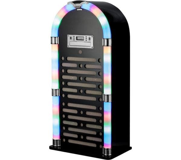 ITEK I60017GB Bluetooth Jukebox - Gloss Black - Image 1