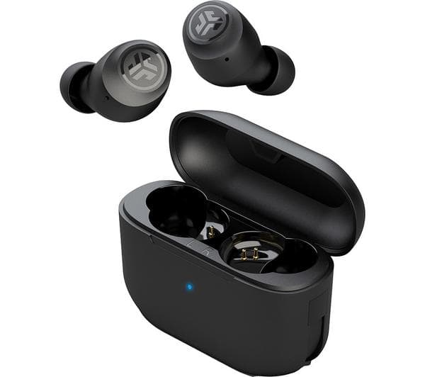 JLAB GO Air POP Wireless Bluetooth Earbuds - Black - Image 1