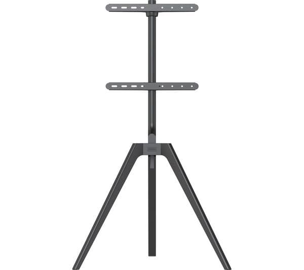 TTAP Tripod-Black 820 mm TV Stand with Bracket for up to 65\" TVs - Black Wood - Image 1
