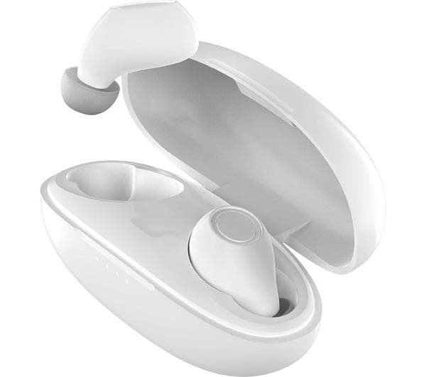 MAJORITY Tru Bio Wireless Bluetooth Earbuds - White - Image 1