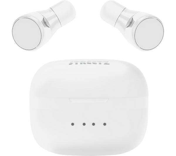 STREETZ TWS-1109 Wireless Bluetooth Earbuds - White - Image 1