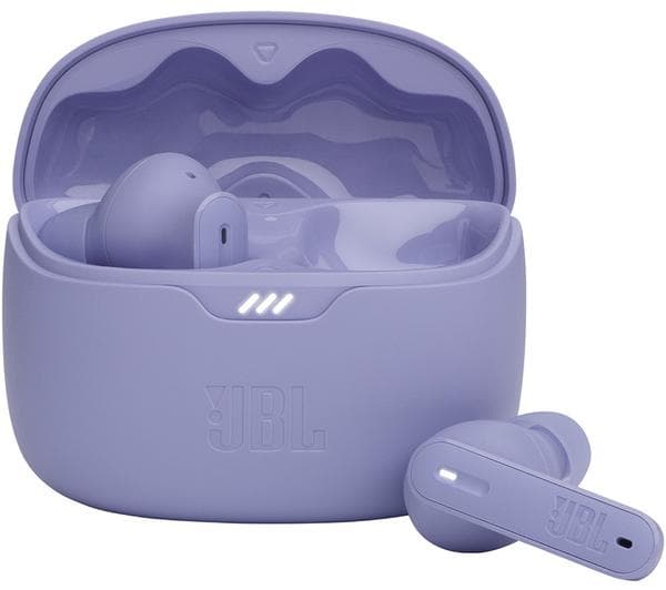 JBL Tune Beam Wireless Bluetooth Noise-Cancelling Earbuds - Purple - Image 1