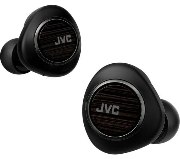 JVC HA-FW1000T Wireless Bluetooth Noise-Cancelling Earbuds - Black - Image 1