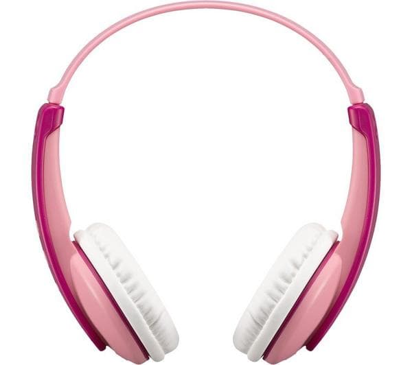 JVC TINYPHONES HA-KD10W-P-E Wireless Bluetooth Kids Headphones - Pink - Image 1