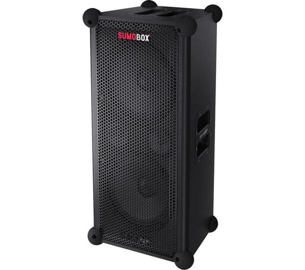 SHARP SumoBox CP-LS100 Portable Bluetooth Megasound PA Speaker - Black - Image 1