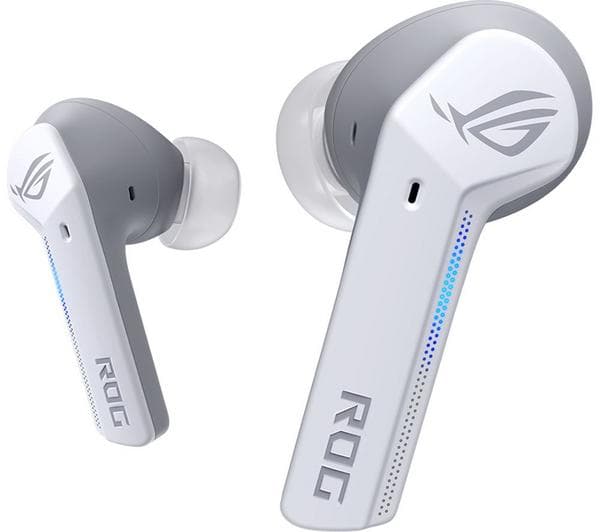 ASUS ROG Cetra Wireless Bluetooth Noise-Cancelling Earbuds – White - Image 1