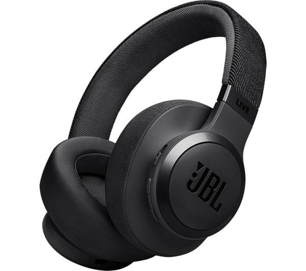 JBL Live 770NC Wireless Bluetooth Noise-Cancelling Headphones - Black - Image 1