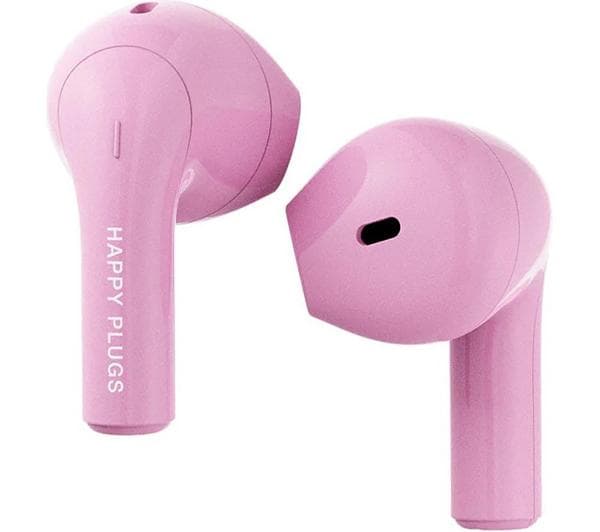 HAPPY PLUGS Joy Wireless Bluetooth Earbuds - Pink - Image 1