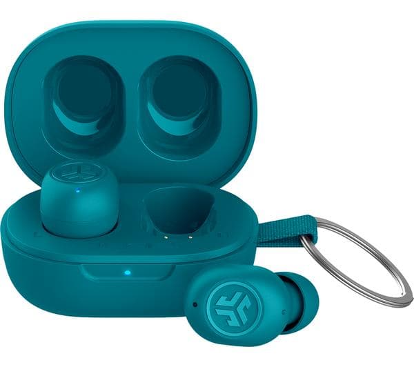 JLAB AUDIO JBuds Mini Wireless Bluetooth Earbuds - Aqua Teal - Image 1