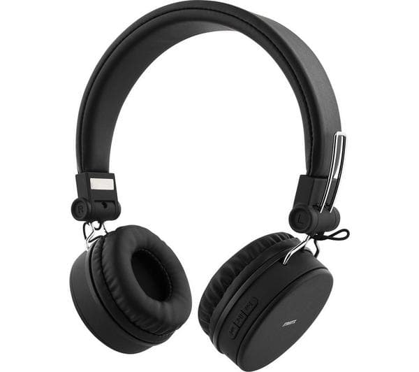 STREETZ HL-BT400 Wireless Bluetooth Headphones - Black - Image 1