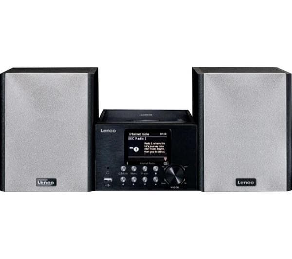 LENCO MC-250 Wireless Traditional Hi-Fi System - Black - Image 1