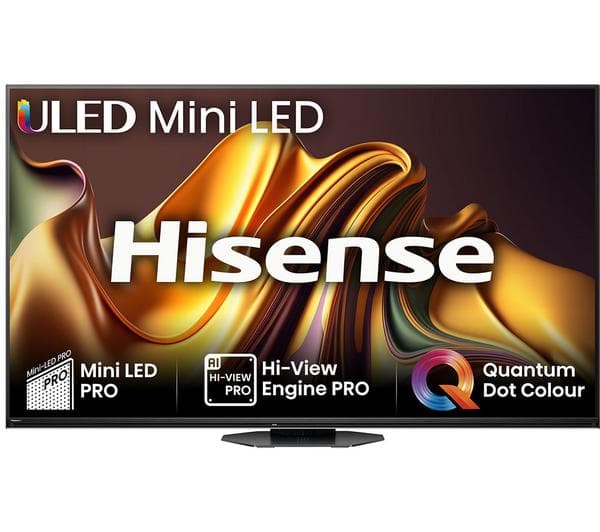 HISENSE 75U8NQTUK 75\" Smart 4K Ultra HD HDR Mini LED TV with Amazon Alexa - Image 1