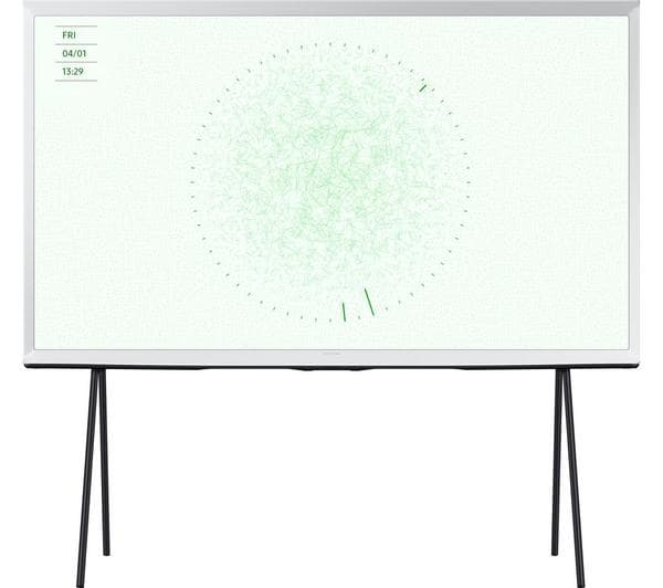 SAMSUNG The Serif LS01D 50\" QLED 4K HDR Smart TV in Cloud White 2024 - QE50LS01DA - Image 1