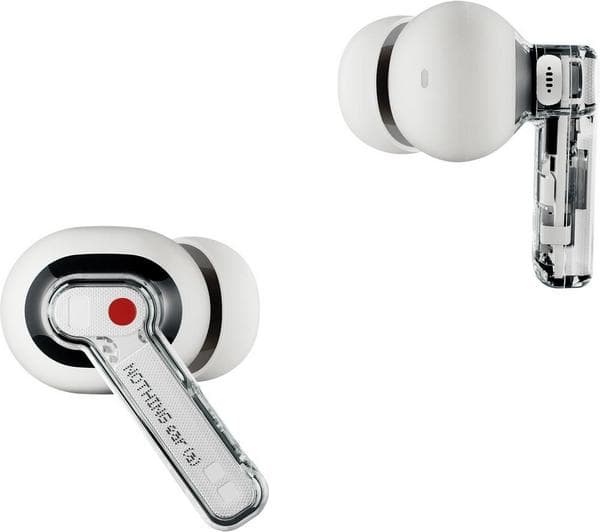 NOTHING Ear (a) Wireless Bluetooth Noise-Cancelling Earbuds - White - Image 1