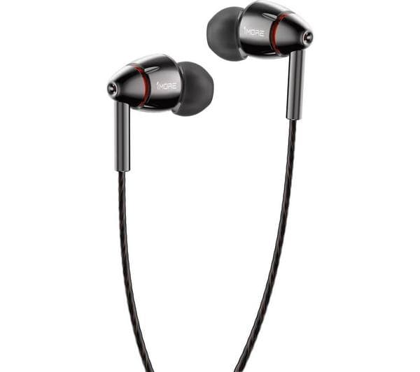 1MORE Quad Driver Earphones - Black - Image 1