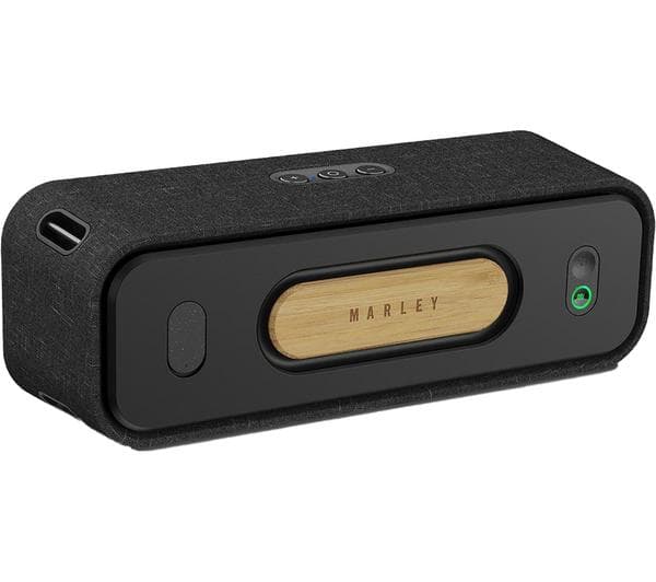 HOUSE OF MARLEY Get Together 2 Portable Bluetooth Speaker - Black & Brown - Image 1