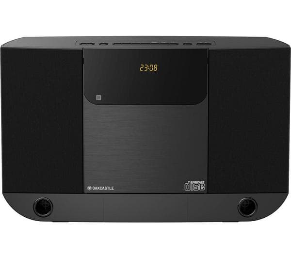 OAKCASTLE HiFi100 Flat Panel Hi-Fi System - Black - Image 1