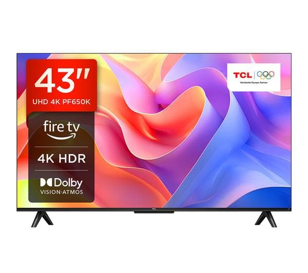 TCL PF650K 43\" LED 4K HDR Smart Fire TV with Freely - 43PF650K - Image 1