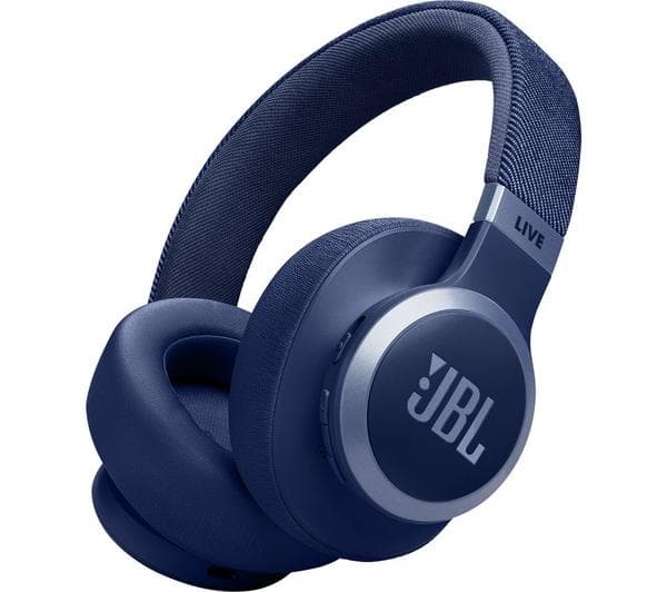 JBL Live 770NC Wireless Bluetooth Noise-Cancelling Headphones - Blue - Image 1