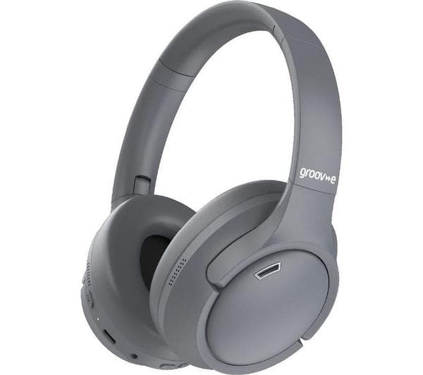 GROOV-E Harmony Wireless Bluetooth Noise-Cancelling Headphones - Grey - Image 1