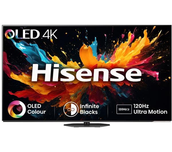 HISENSE 55A85NTUK 55\" Smart 4K Ultra HD HDR OLED TV with Amazon Alexa - Image 1