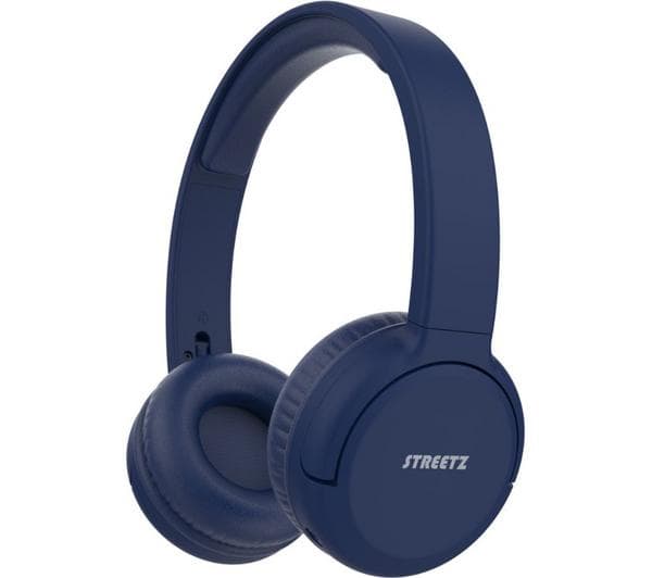 STREETZ BT210 Wireless Bluetooth Headphones - Blue - Image 1