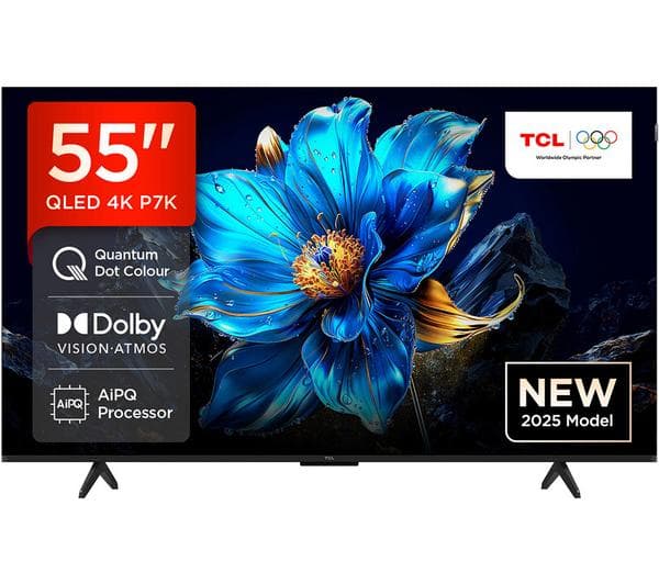 TCL 55P7K 55\" Smart 4K Ultra HD HDR QLED TV - Image 1