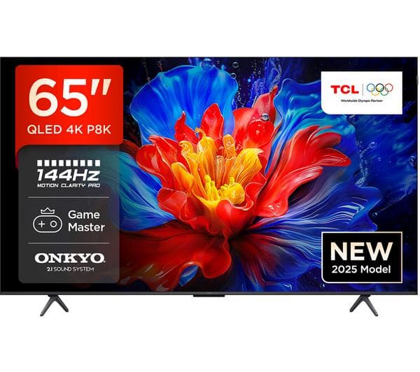 TCL 65P8K 65\" Smart 4K Ultra HD HDR QLED TV - Image 1