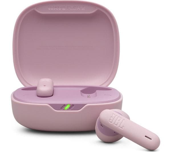 JBL Wave Flex 2 Wireless Bluetooth Earbuds - Pink - Image 1
