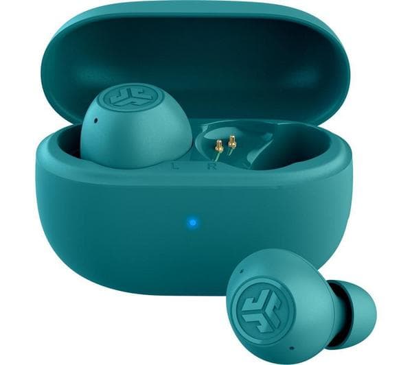 JLAB Go POP ANC Wireless Bluetooth Noise-Cancelling Earbuds - Teal - Image 1