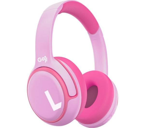 GOJI GKIDBTP25 Wireless Bluetooth Kids Headphones - Pink - Image 1