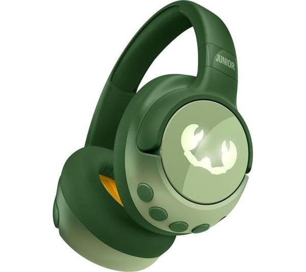 FRESH N REBEL Clam Junior Wireless Bluetooth Noise-Cancelling Kids Headphones - Lucky Lizard - Image 1