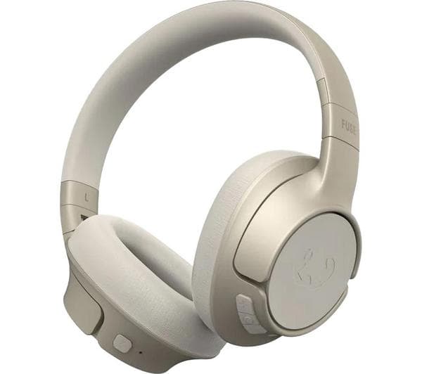 FRESH N REBEL Clam Fuse Wireless Bluetooth Noise-Cancelling Headphones - Silky Sand - Image 1