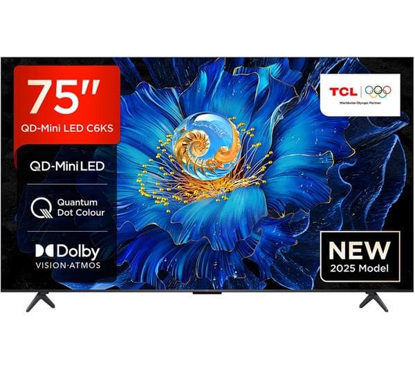 TCL C6KS 75\" QD-Mini LED 4K HDR Smart Google TV - 75C6KS - Image 1
