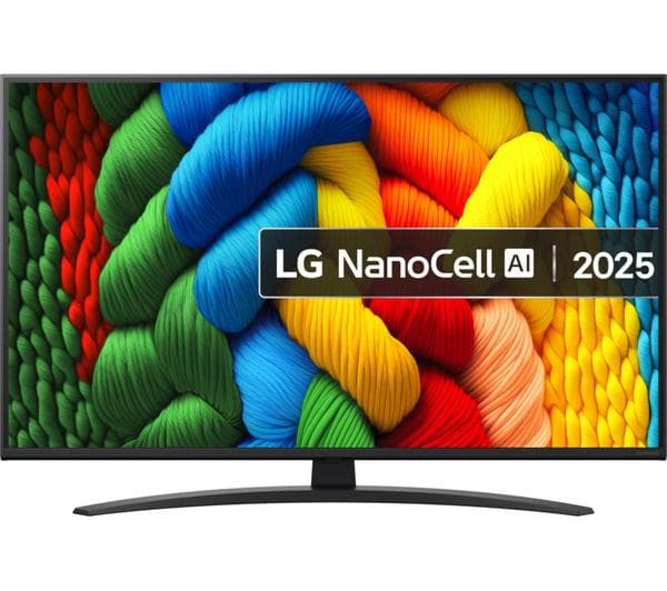 LG NANO81A 43\" NanoCell AI 4K HDR Smart TV 2025 - 43NANO81A6A - Image 1