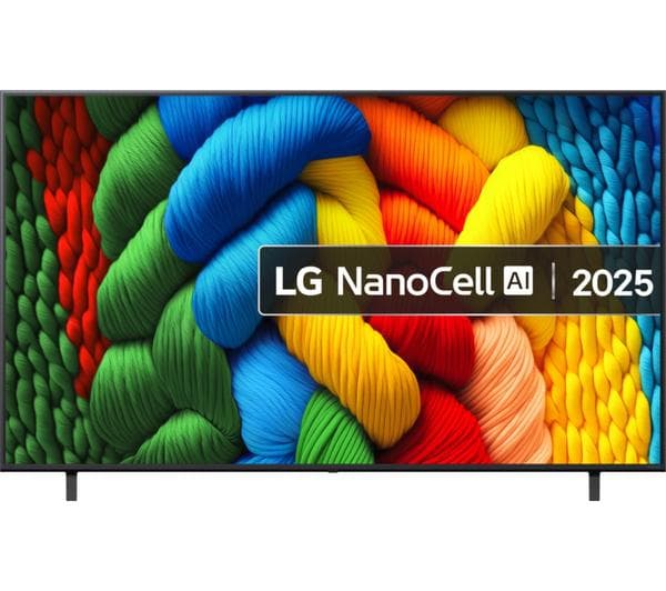 LG NANO80 75\" NanoCell AI 4K HDR Smart TV 2025 - 75NANO80A6B - Image 1
