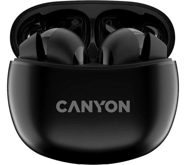 CANYON CNS-TWS5B Wireless Bluetooth Earbuds - Black - Image 1