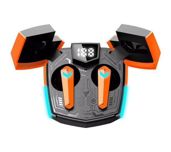 CANYON DoubleBee GTWS-2 Wireless Bluetooth Gaming Earbuds - Orange - Image 1