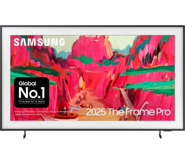 SAMSUNG The Frame Pro (2025) 85\" Neo QLED 4K Art Mode Smart AI TV with Slim Fit Wall Mount - QE85LS03FW - Image 1
