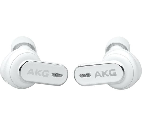 AKG N5 Hybrid Wireless Bluetooth Noise-Cancelling Earbuds - White - Image 1