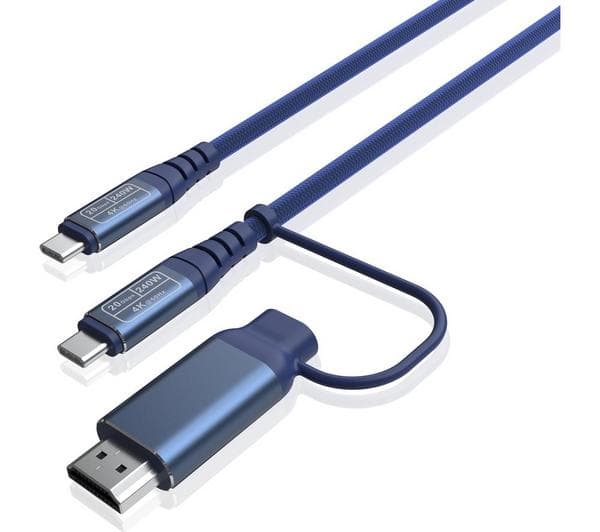 SANDSTROM S2CCHD126 USB Type-C cable with HDMI adapter - 2 m - Image 1