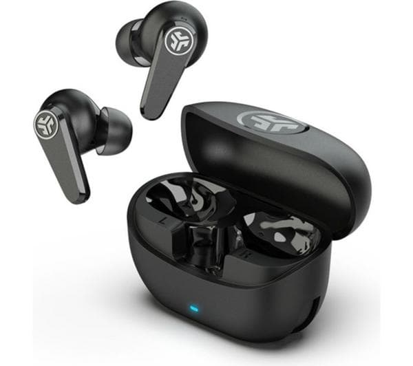 JLAB Go Pods ANC Wireless Bluetooth Noise-Cancelling Earbuds - Black - Image 1