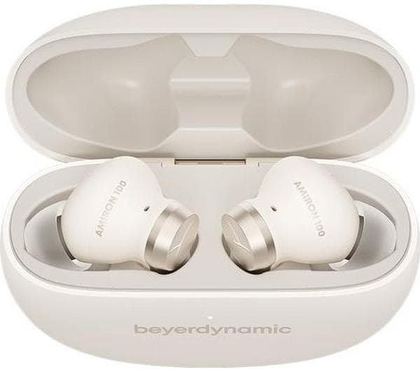 BEYERDYNAMIC Amiron 100 Wireless Bluetooth Noise-Cancelling Earbuds - Cream - Image 1